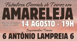 PRAÇA  DE TOIROS DA AMARELEJA 14 DE AGOSTO  PELAS  19H00